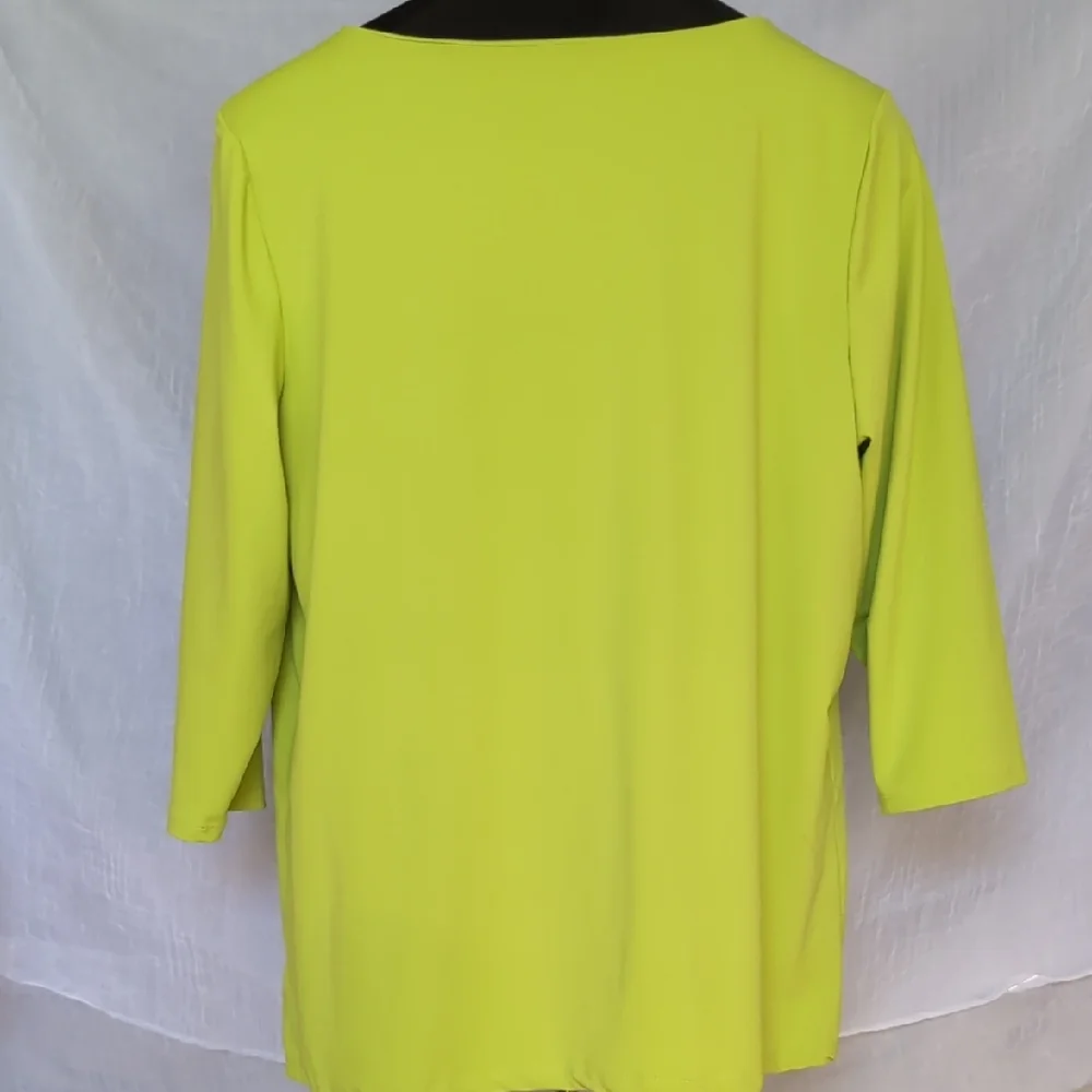 Peck & Peck Yellow, Green and Coral Blouses Classic Knit Tops - Picture 13 of 13